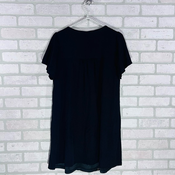 Savanna Jane Happy to See You Black Floral Embroidery Dress Size M - Picture 5 of 8